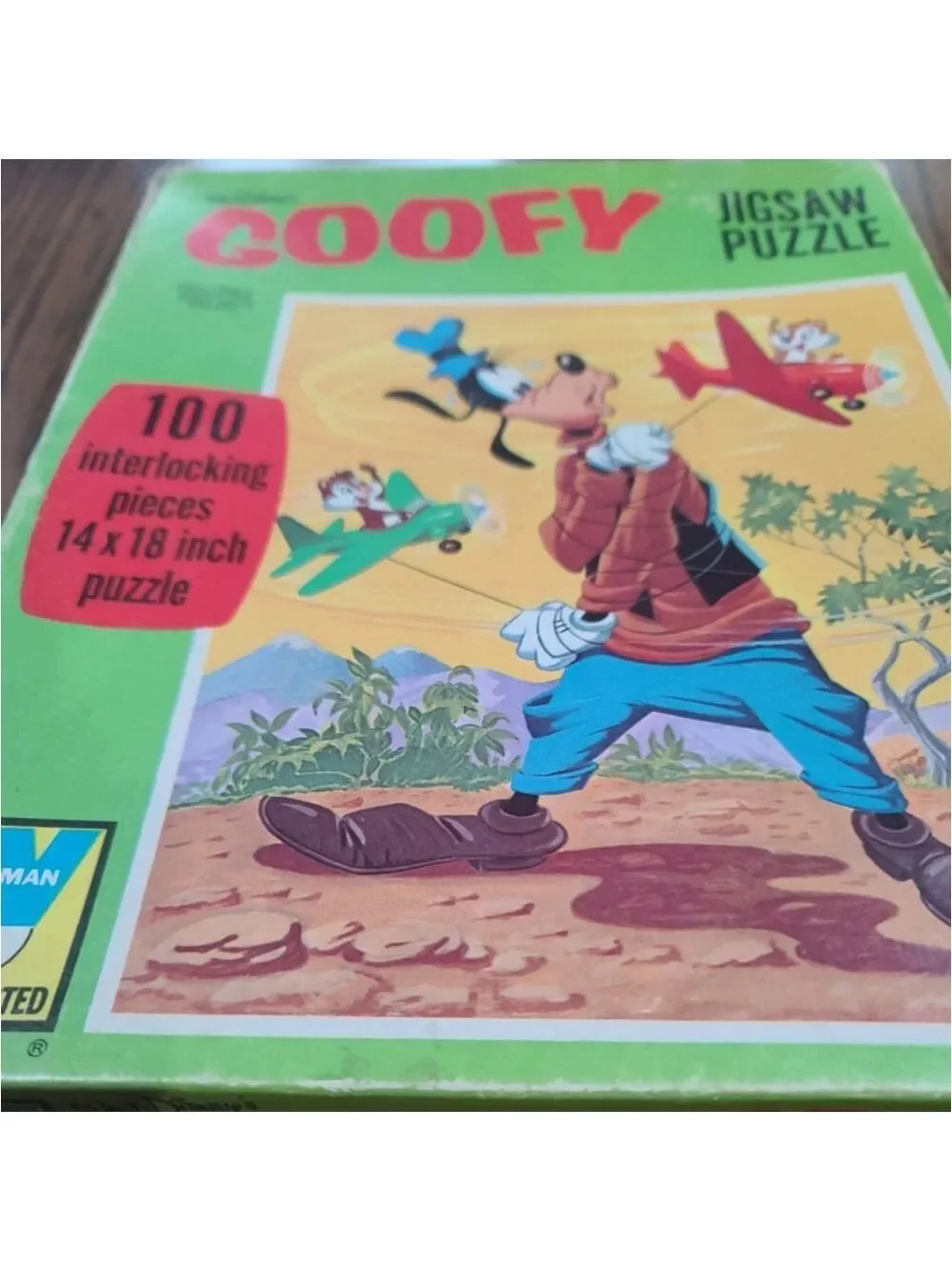 Vintage Disney Puzzles: Mickey, Goofy & Pluto 100 pcs